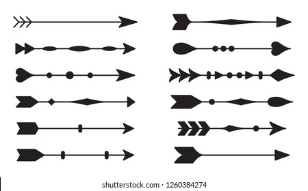 Set of ethnic arrows