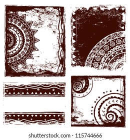 Set of ethnic ornaments