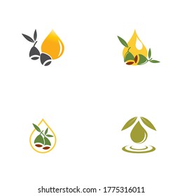 Set Eucalyptus leaves logo vector template design illustration