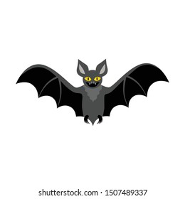Set of evil balloons for Halloween. Vector on white background