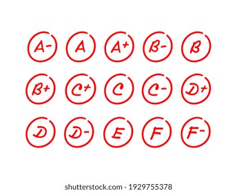 19,364 Letter grade Images, Stock Photos & Vectors | Shutterstock