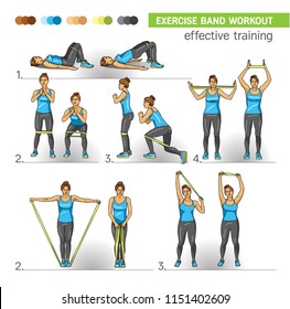 SET. Exercise Band Workout