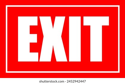 Set Exit Red On Air Not For Sale Sign Signage Banner Label Badge Sticker Vector EPS PNG Transparent No Background Clip Art Vector EPS PNG