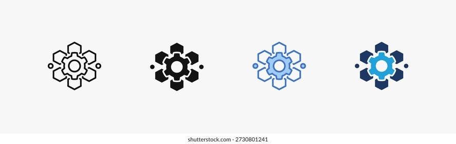 Set of expertise icon collection in Multiple Style. Icon suitable for web and mobile application