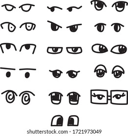 Cartoon Eyes Images, Stock Photos & Vectors | Shutterstock