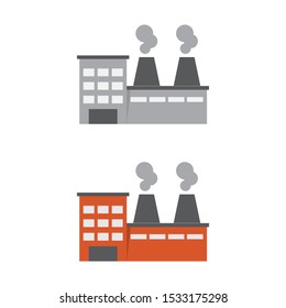 a set of factory icons