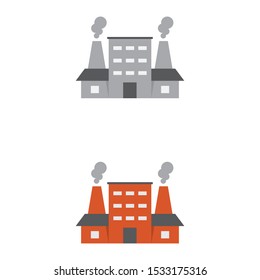 a set of factory icons