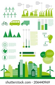 Set of factory infographics, factory info graphics vector illustrator