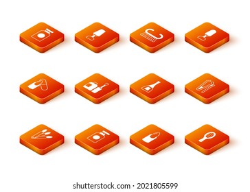 Set False nails, Tube of hand cream, Nail file, Bottle polish, manicure,  and cutter icon. Vector