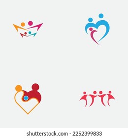 set of Family Logo Design Template - vector