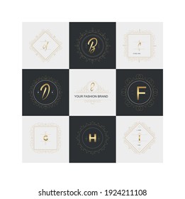 A set of fancy letter logos suitable for your business