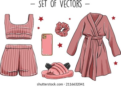 A Set of Fancy Pajamas for Girl