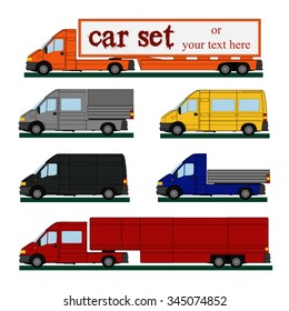 Set of fanny trucks