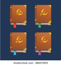 Set of fantasy books