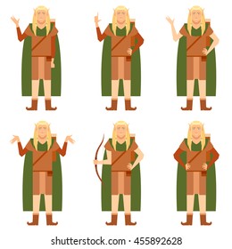 Set of Fantasy elves