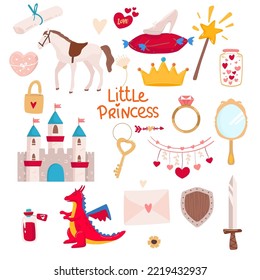 Juego de unicornios de fantasía y otros artículos personajes de cuentos de hadas para niñas princesas
