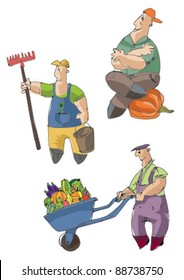 set of farmers