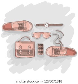 Set of fashion