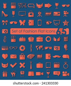 Set of fashion icons