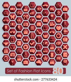 Set of fashion icons