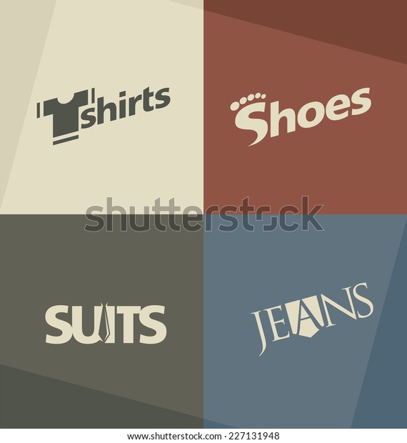 Set Fashion Logo Design Concepts Ideas Stock Vector Royalty Free