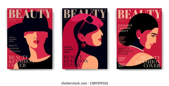 6,545 Magazine cover girl Stock Illustrations, Images & Vectors ...