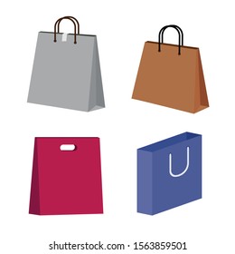 Set fashion sale bags shopping market