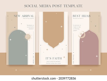 set of fashion social media story