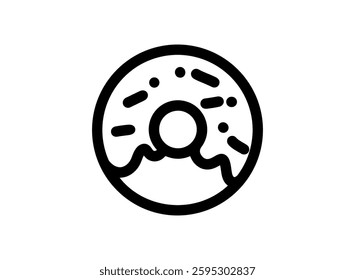 Set of an Fast Food Donut Icon