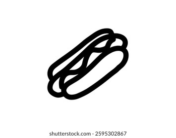 Set of an Fast Food Hotdog Icon