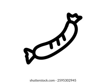 Set of an Fast Food Sausage Icon