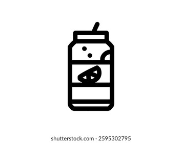 Set of an Fast Food Soft Drink Icon