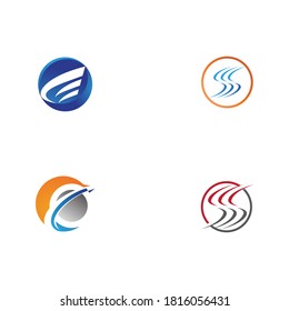 Set Faster  Logo Template vector symbol nature