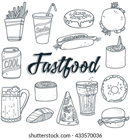 set of fastfood