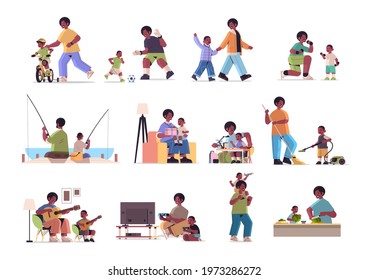 set father spending time with little son parenting fatherhood friendly family concept dad having fun with his kid