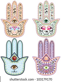 Set of Fatima hands