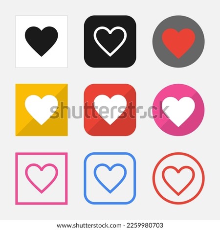 Set of Favorite icons for your web site or mobile app