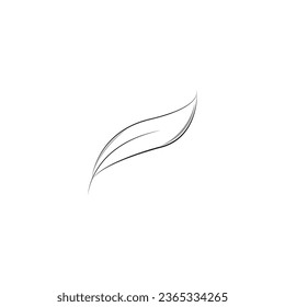 set of feather black logo icon design vector illustration symbol.