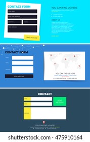 Set of Feedback form for website.