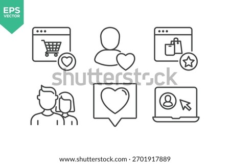 Set Of Feedback Line Icons. Set contains such icons as Feedback, Rating, Like, Dislike, Comment, and more.