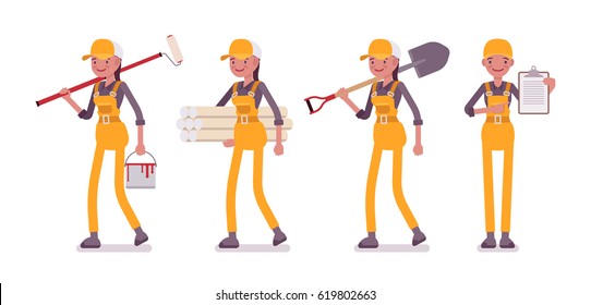 61,301 Girl construction worker Images, Stock Photos & Vectors ...