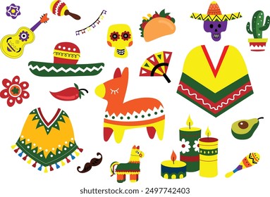 set of festa juninas brazilian 