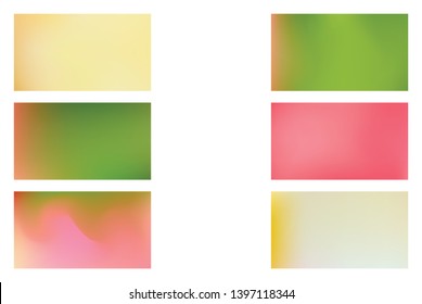 Set of Festive abstract background. Modern colorful flow poster.