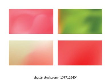 Set of Festive abstract background. Modern colorful flow poster.