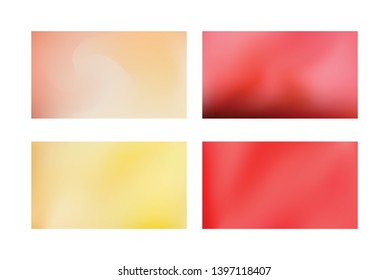Set of Festive abstract background. Modern colorful flow poster.