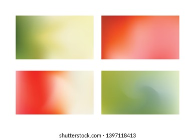 Set of Festive abstract background. Modern colorful flow poster.