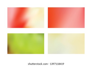 Set of Festive abstract background. Modern colorful flow poster.