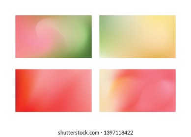 Set of Festive abstract background. Modern colorful flow poster.
