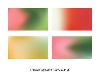 Set of Festive abstract background. Modern colorful flow poster.