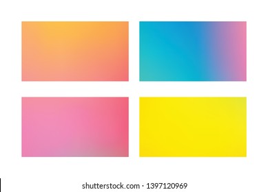 Set of Festive abstract background. Modern colorful flow poster.